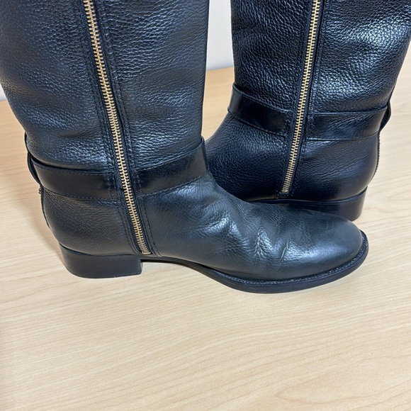 Tory Burch Black Leather Boots - Picture 6 of 13